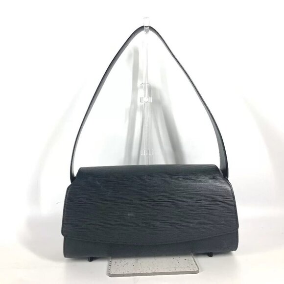 LOUIS VUITTON Epi Nocturne GM Shoulder Bag Epi Leather Black